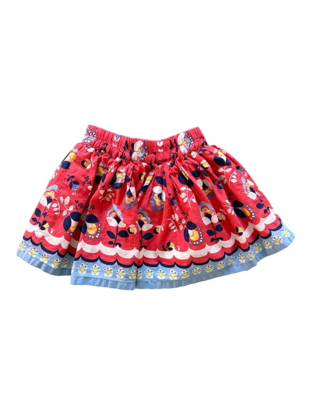 Old Navy Cotton Y2K Toddler Girl Colorful Summer Vacation Skirt 3T
